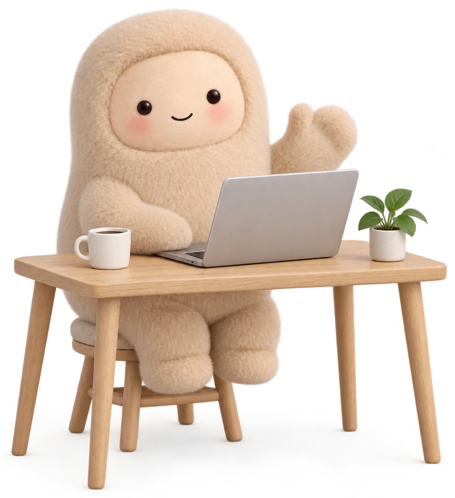MOOSE at a laptop, posting to X